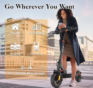 IE Kugou M4 Pro S With Seat High Speed Electric City Scooter