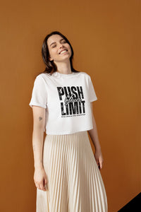 Motivational Boxy Tee - Push Your Limit, Unisex Oversized T-Shirt, Inspirational Graphic Tee, Perfect for Workout, Casual Wear, Gift [...]